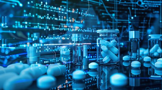 medicine-bottles-pills-front-digital-screen